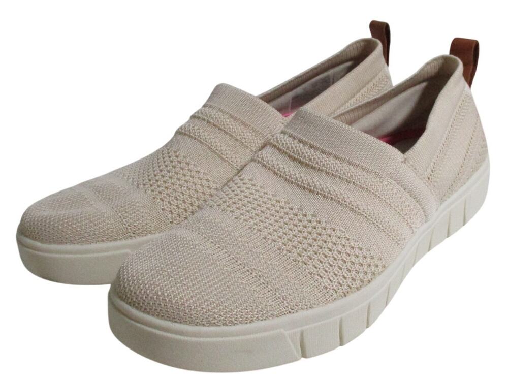 Ryka Women's Beige Slip On Casual Comfort Shoes Size 7M